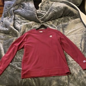 Champion maroon crew neck large
